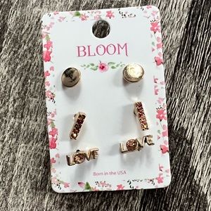 Bloom Stud Earring Set